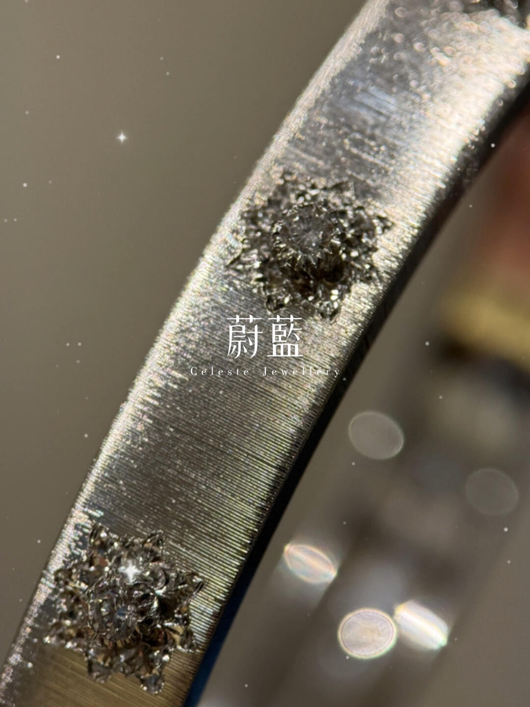 花卉钻石手链