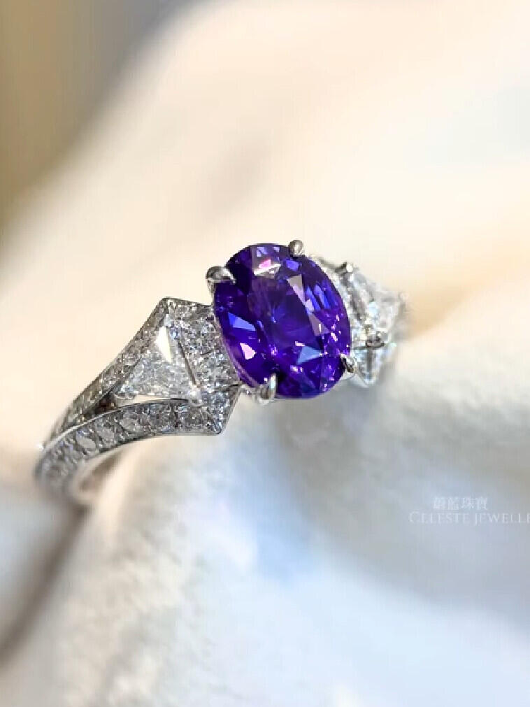 A Touch of Purple at Your Fingertips: Understated Everyday Luxury Ring