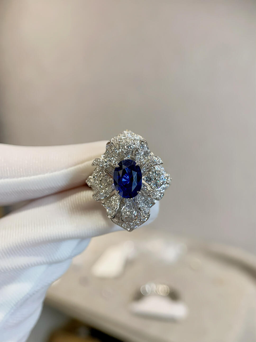 A Midsummer Night’s Dream Royal Blue Ring Set