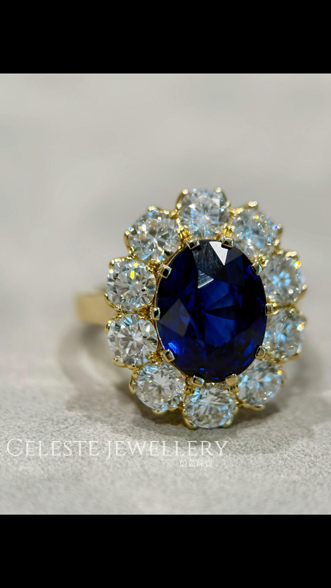 What Does a Carat Royal Blue Mean? Ring
