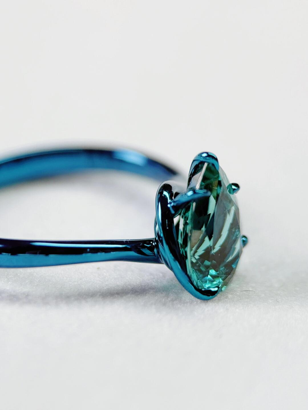Court tourmaline ring
